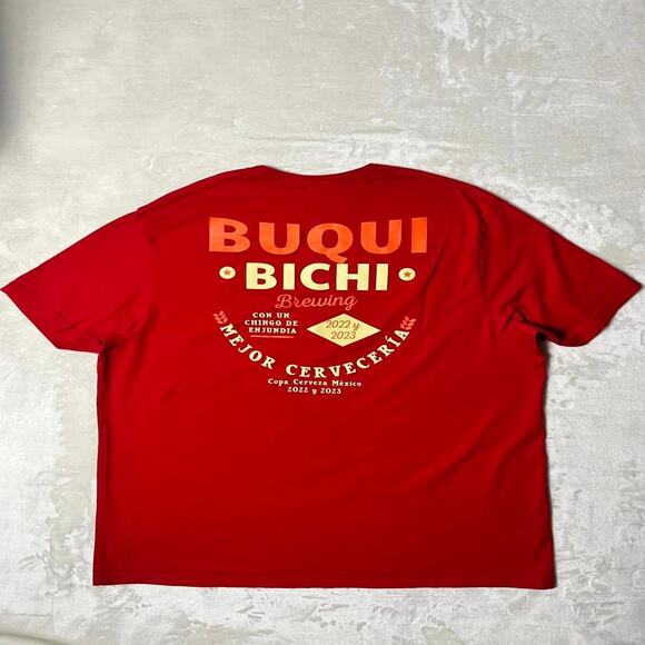 Buqui Bichi Brewing T-Shirt M 2XL-3XL Camiseta Gráfica Cerveza Hermosillo Mexico - Picture 1 of 7